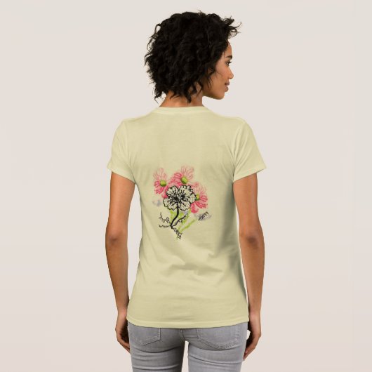 T-Shirt : Wild Flowers Tシャツ (裏面フル)