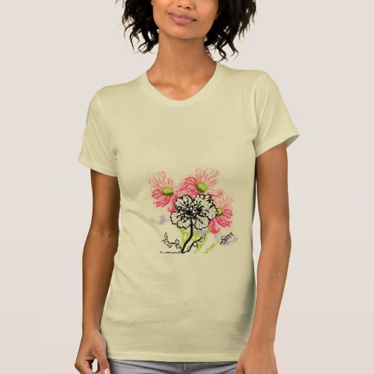 T-Shirt : Wild Flowers Tシャツ (正面)