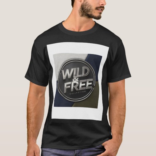 T-shirt " Wild & Free"  Tシャツ (正面)