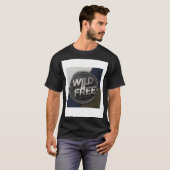 T-shirt " Wild & Free"  Tシャツ (正面フル)