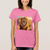 T-Shirt with Lion Picture Tシャツ (正面)