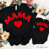 T-shirt with phrase MAMA, Mother's Day Tシャツ