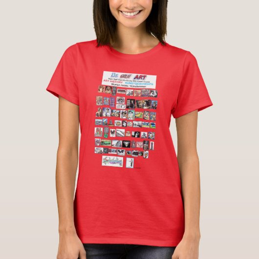 T-Shirt Women Art History Complete Tシャツ (正面)