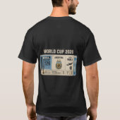 T-Shirt Word Cup 2026 Argentine  Tシャツ (裏面)