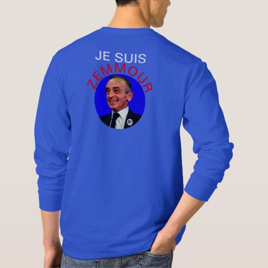 T-shirt Zemmour Président Tシャツ (裏面)