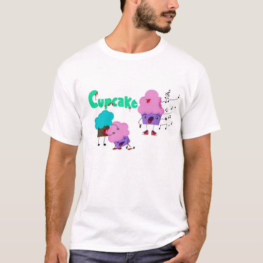 T-shirt Zombie Cupcakes Tシャツ (正面)