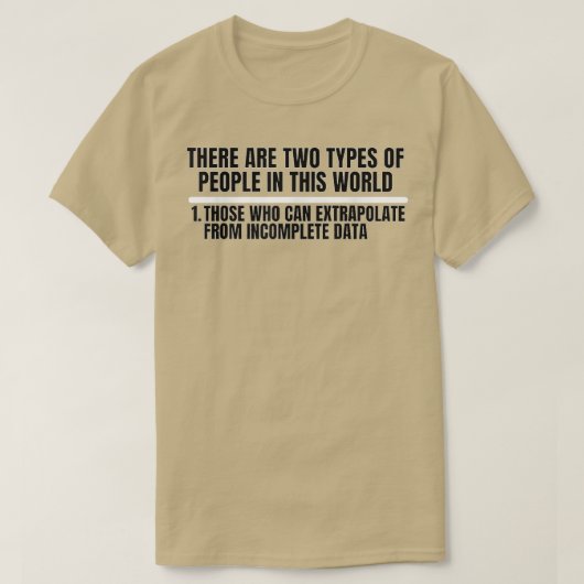 T ShirtData Science Shirt 518を外挿 Tシャツ (デザイン正面)