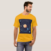 T-ShirtGalactic Wanderer: Explore the Universe in Tシャツ (正面フル)