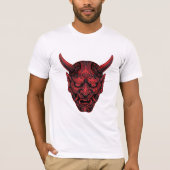 T-ShirtJapanese Oni Mask – Traditional Mythical De Tシャツ (正面)
