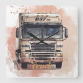 T-Shirts スクエア壁時計 (正面)