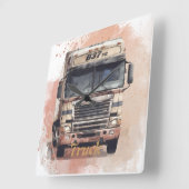 T-Shirts スクエア壁時計 (傾斜)