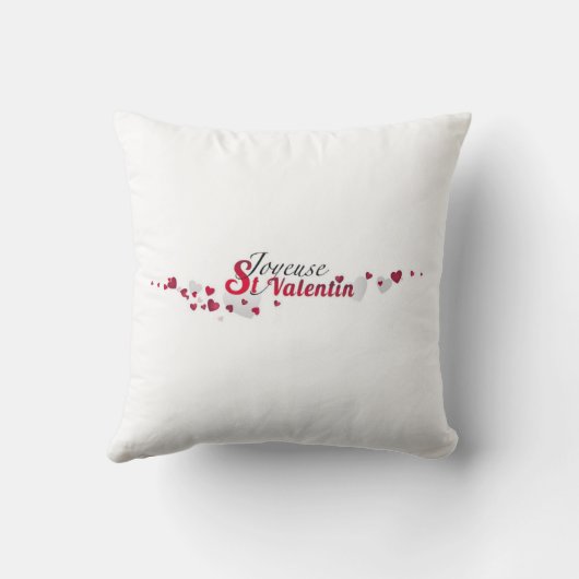 T-shirts Saint-Valentin クッション (裏面)