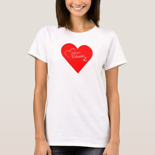 T-shirts Saint Valentin Tシャツ (正面)
