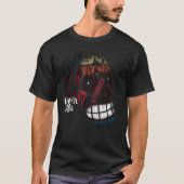 T-shirts with skull drawings tシャツ (正面)