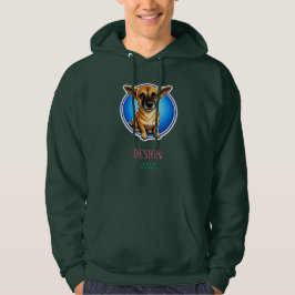T-ShirtStrong Loyal Guard Dog Portrait Graphic Hoo パーカ