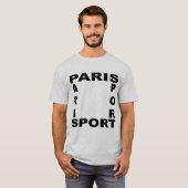 T-shit basique cendre  PARIS  SPORT Tシャツ (正面フル)