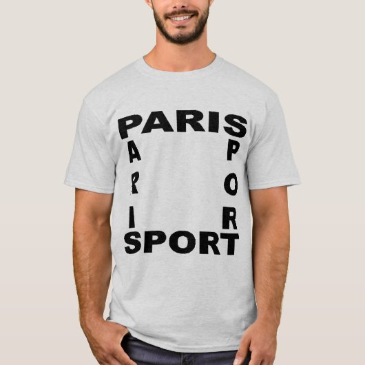 T-shit basique cendre  PARIS  SPORT Tシャツ (正面)