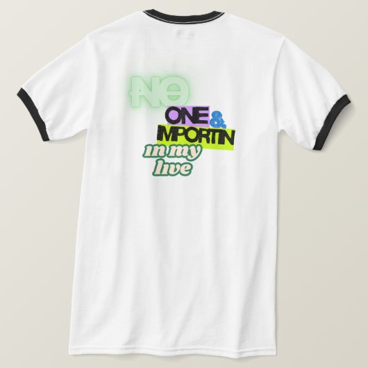 T-short Tシャツ (デザイン裏面)