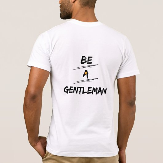 T Sirt for men Tシャツ (裏面)