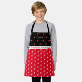 T&Tマップ(ハートフラグとユーザー名) エプロン (着用した状態)