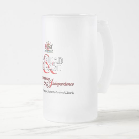 T&T独立のお土産フロストマグ フロストグラスビールジョッキ (正面右)