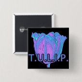 T.U.L.I.P 缶バッジ (正面&裏面)