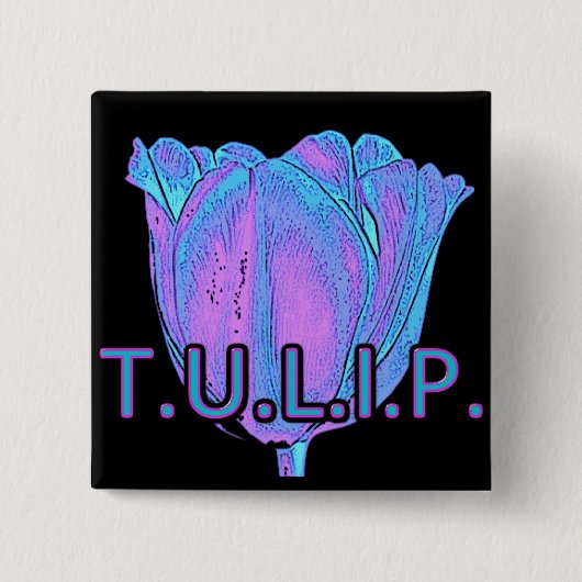 T.U.L.I.P 缶バッジ (正面)