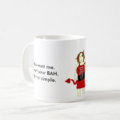 TAの顔写真、私がほしいと思います。 私はあなたのBAHがほしいと思います。 それは…あります コーヒーマグカップ (正面左)