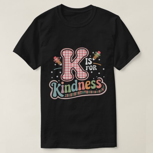 TA38-Kは優しさの為のかわいい鉛筆弓先生Be Tシャツ (デザイン正面)
