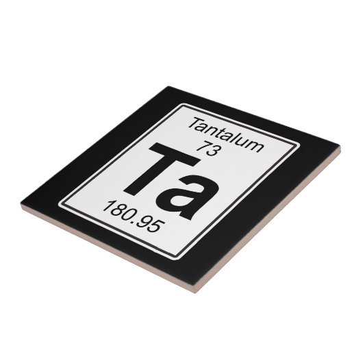 Ta -タンタル タイル (側面)