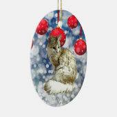 TA - Angora Cat セラミックオーナメント (右)