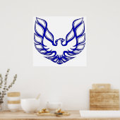 TA-SE-Blueポスターホワイト ポスター (キッチン)