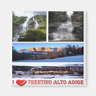 TAA006 TRENTINO ALTO ADIGE I Love,イタリア,冷蔵庫 マグネット