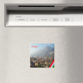 TAA011 TRENTO, Trentino Alto Adige，イタリア，冷蔵庫 マグネット (インサイチュ (食洗機))