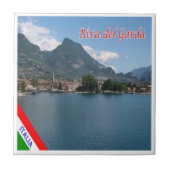 TAA023 RIVA DEL GARDA, Lake View,イタリア, タイル (正面)