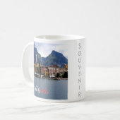 TAA025 RIVA DEL GARDA、パノラマ、 コーヒーマグカップ (正面左)