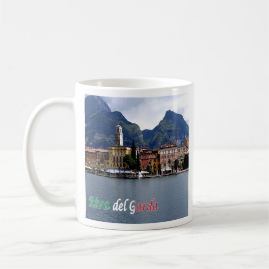TAA025 RIVA DEL GARDA、パノラマ、 コーヒーマグカップ (左)