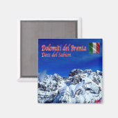 TAA047 BRENTA DOLOMITES, Doss del Sabion,冷蔵庫 マグネット (正面/裏面)