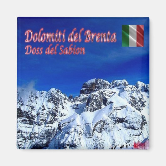 TAA047 BRENTA DOLOMITES, Doss del Sabion,冷蔵庫 マグネット (正面)