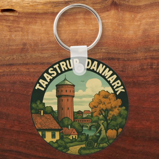 Taastrup Denmark Tower キーホルダー (正面)