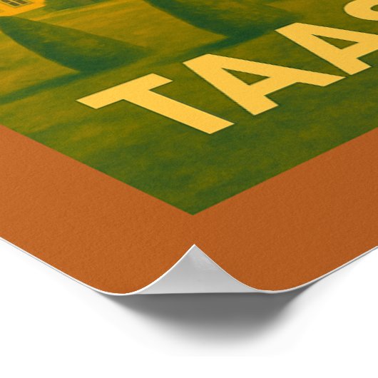 Taastrup Denmark Tower ポスター (角)