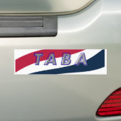 TABA political take America back again バンパーステッカー (車上)