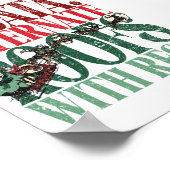 TABATAおもしろいクリスマスバージョンのフィットネス条件 ポスター (角)