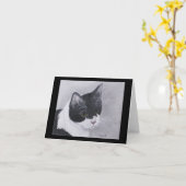 Tabathaノートカ感動的ード カード (黄色い花)