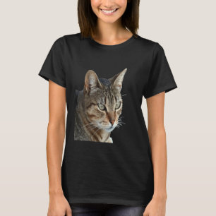 Tabby 素晴らし Catクローズアップポートレートベクトル Tシャツ