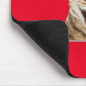 Tabby Catとデイジーマウスパッド マウスパッド (コーナー)