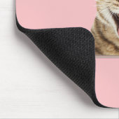 Tabby Catとデイジーマウスパッド マウスパッド (コーナー)
