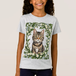 Tabby CatとMassachusetts Mayflowers 2 Tシャツ
