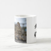 Tabby catのアクション準備 コーヒーマグカップ (中央)
