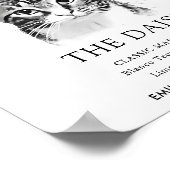 Tabby Catの結婚ドリンク看板 ポスター (角)